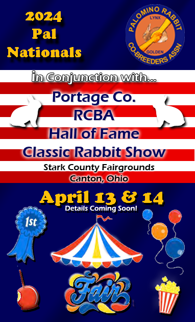 2024 Pal Nationals...April 13-14, 2024 - Stark County Fairgrounds, Canton, Ohio
